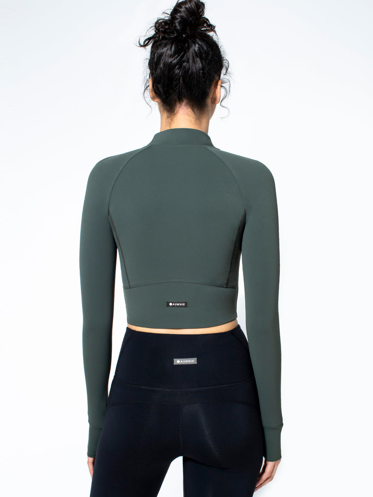 CROPPED BAREWEAR JACKET, DEEP FOREST