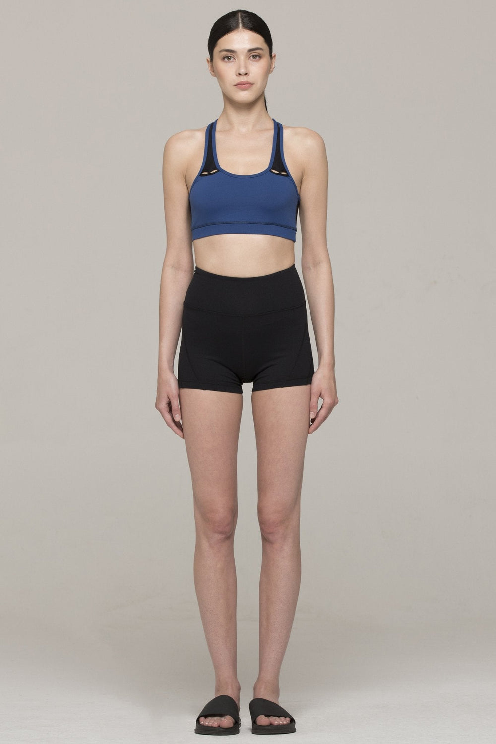 INERTIA SHORTS, BLACK/ATLANTIC