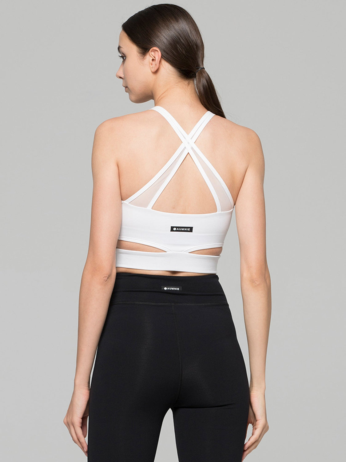 UNION BRA, WHITE/WHITE MESH