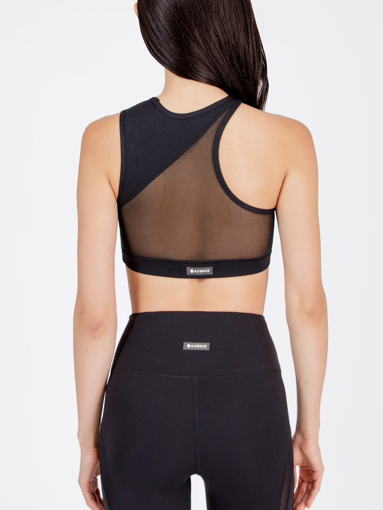 CONFLUX BRA, BLACK/BLACK MESH