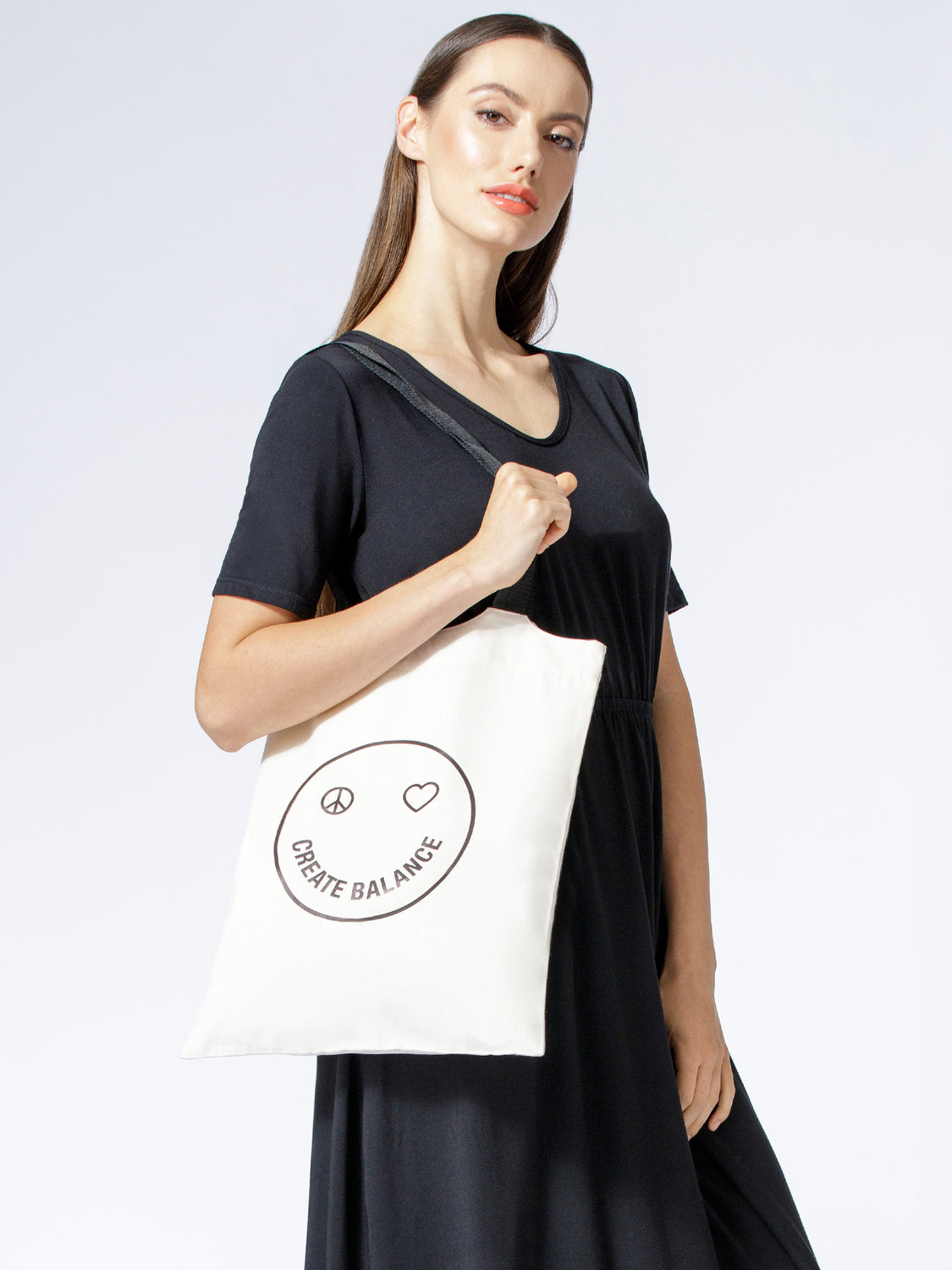 HAPPY GLOW BOOK TOTE STANDARD, BEIGE