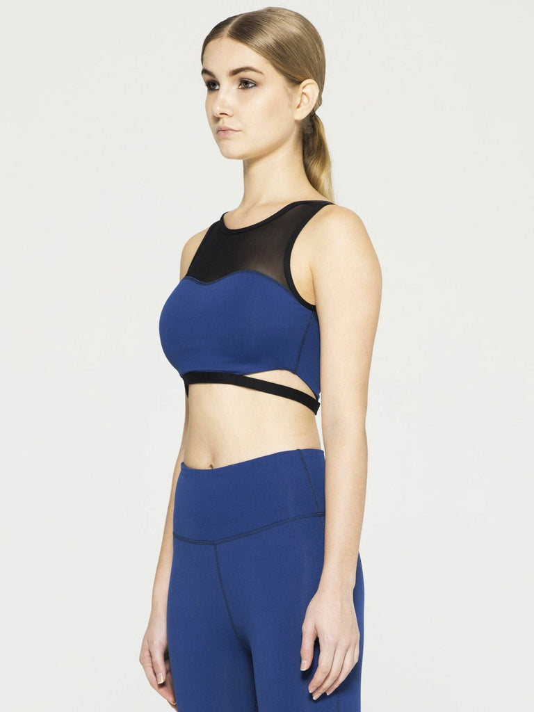 ILLUSION BRA 2.0, ATLANTIC/BLACK MESH