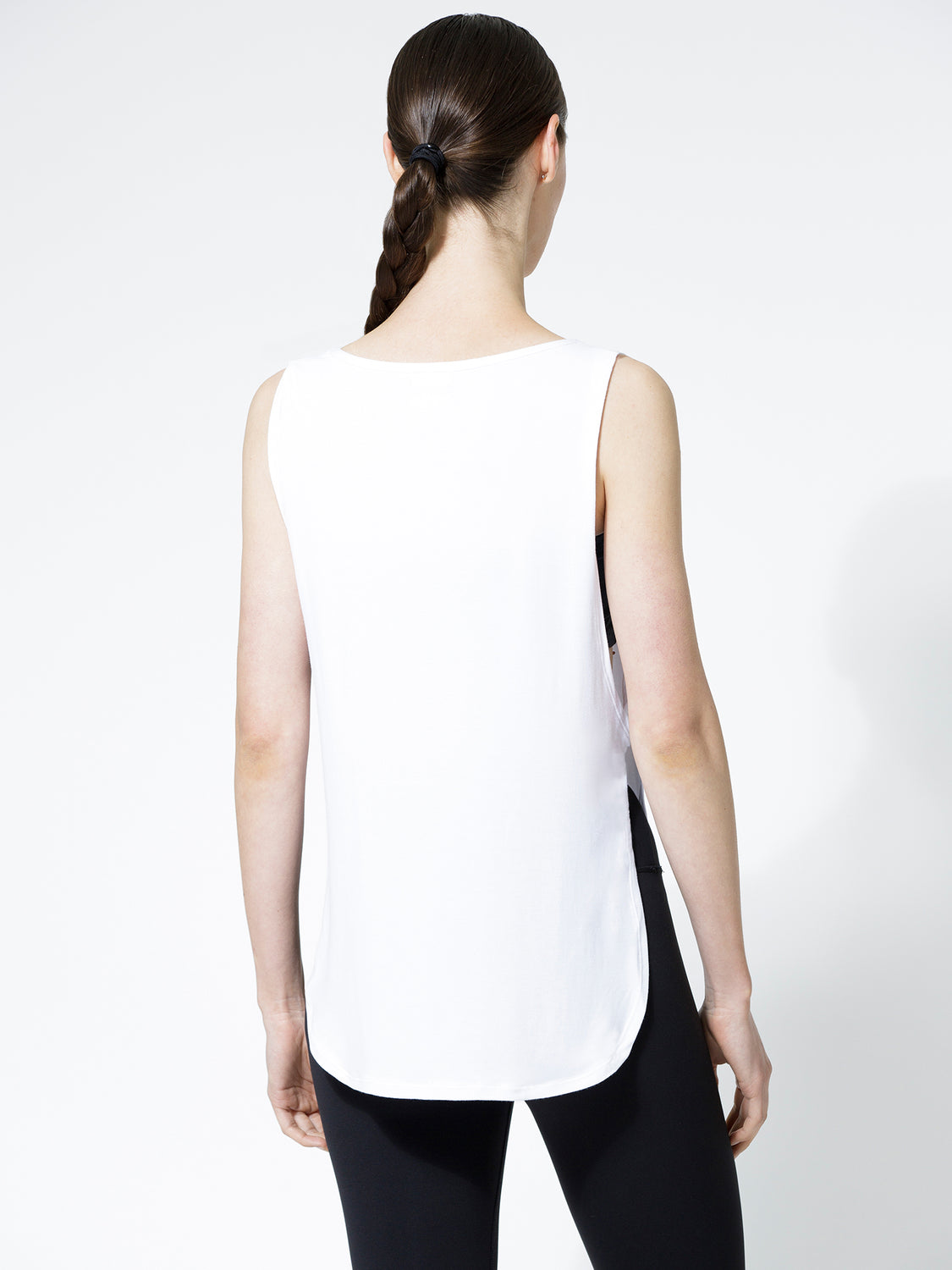 SIDE TWIST SURF TANK, LONG, WHITE