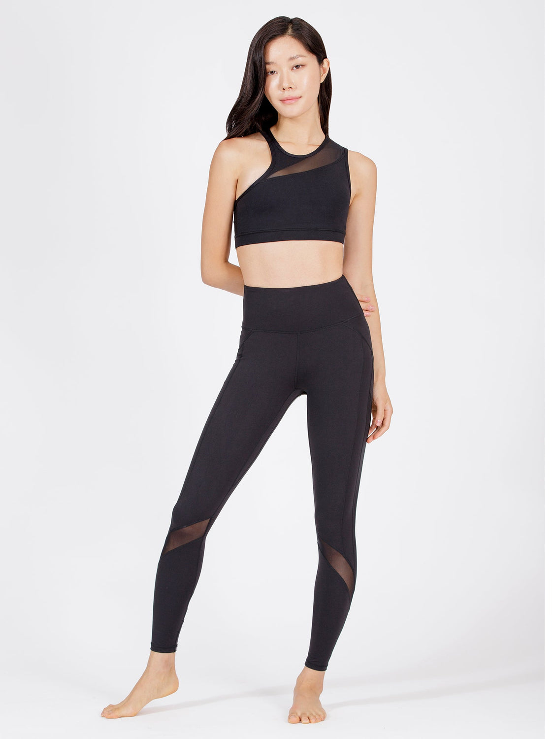 CONFLUX BRA, BLACK/BLACK MESH