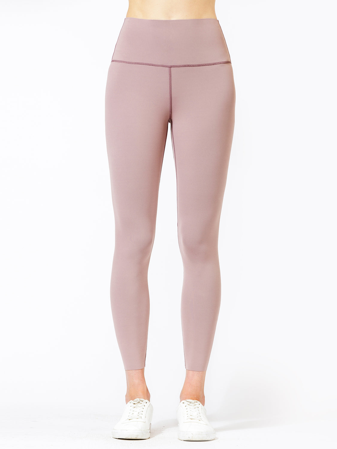 PURE FLOW ANKLE CROPS, ASH MAUVE