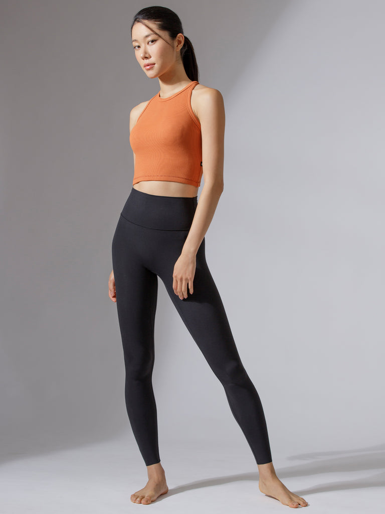EVERYDAY RIBBED CROPPED SINGLET, SUNSET