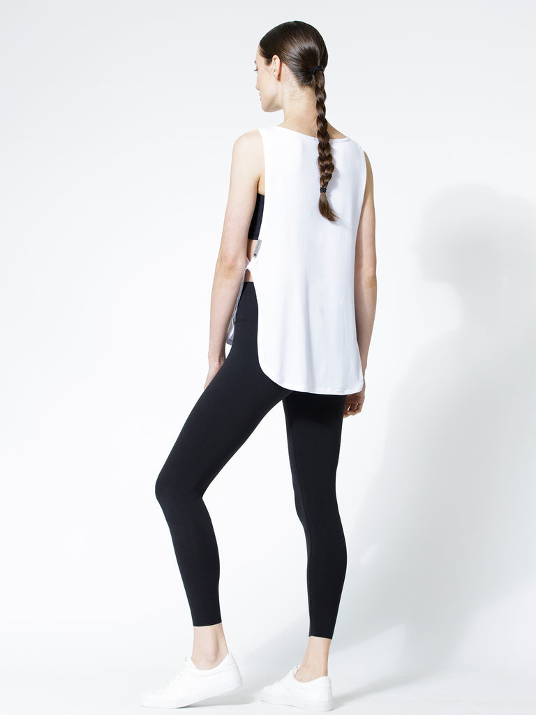 SIDE TWIST SURF TANK, LONG, WHITE