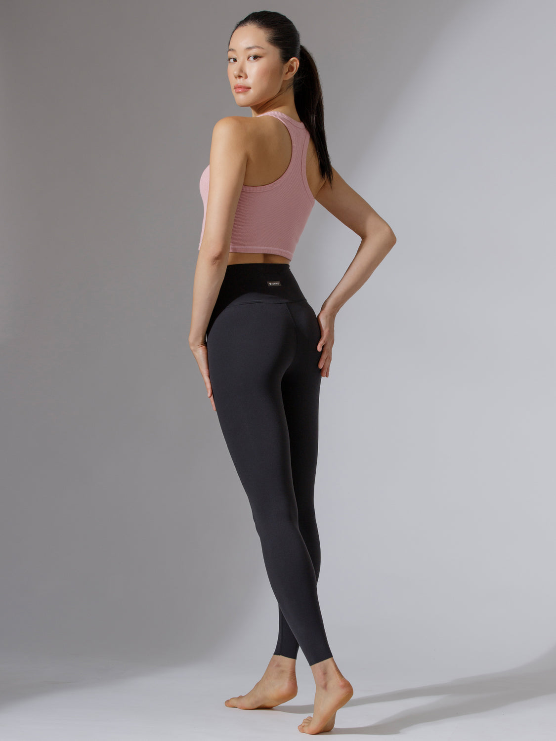 EVERYDAY RIBBED CROPPED SINGLET, PINK