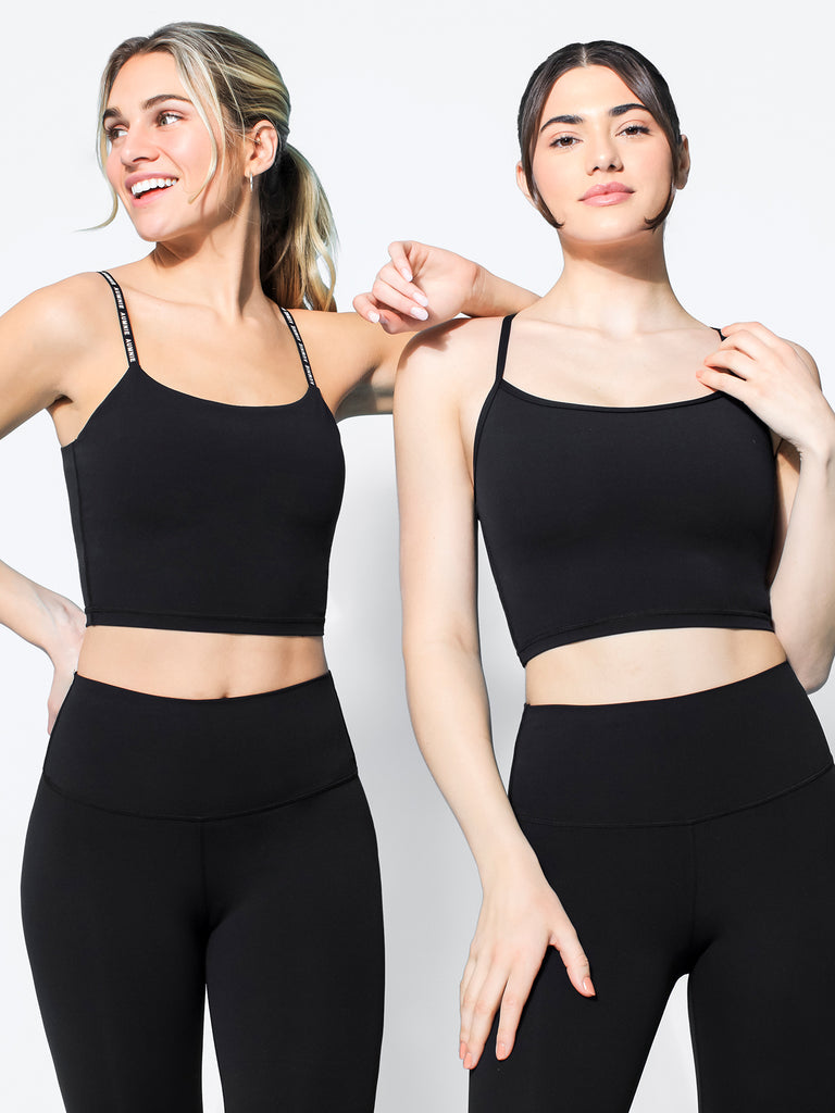 Y NUDE TANK, BLACK