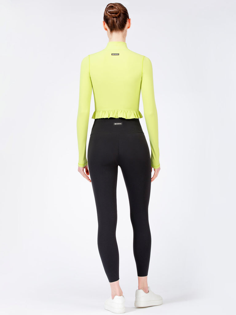 CROPPED RUFFLES JACKET, GLOW