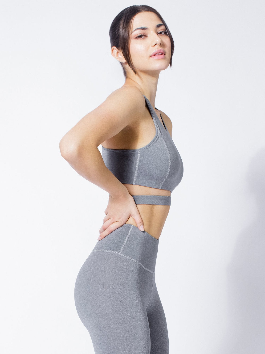 INFINITY BRA, LIGHT HEATHER GREY