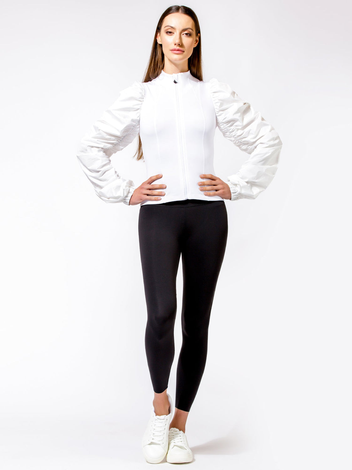 RUNWAY FIT JACKET, WHITE