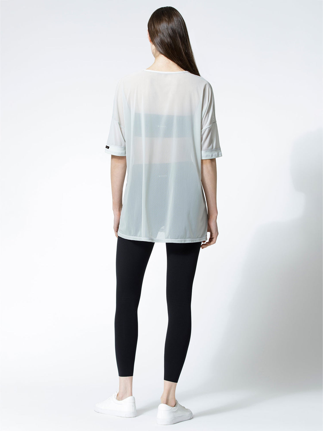OVERSIZED MESH TEE, SEASALT