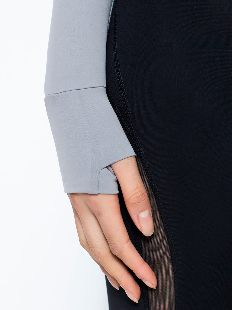 CROPPED BAREWEAR JACKET, LUNAR GREY