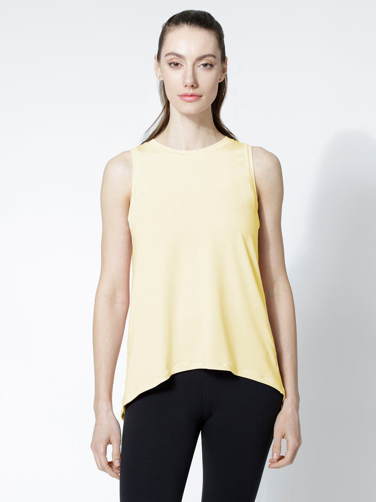 TIE BACK TRAINING TANK, JASMINE