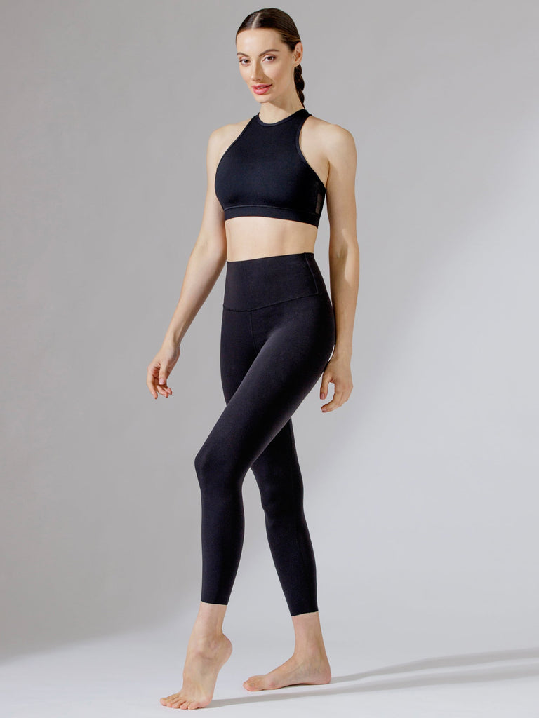 SPADE MESH BRA, BLACK/BLACK MESH