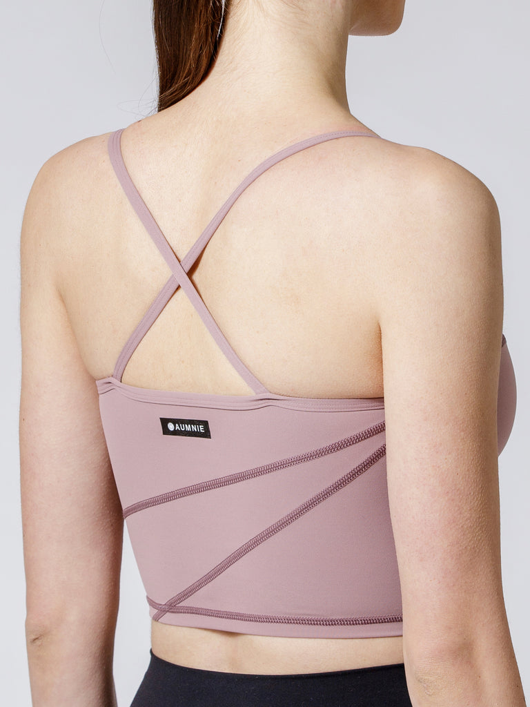 BUTTERFLY CT TANK, ASH MAUVE