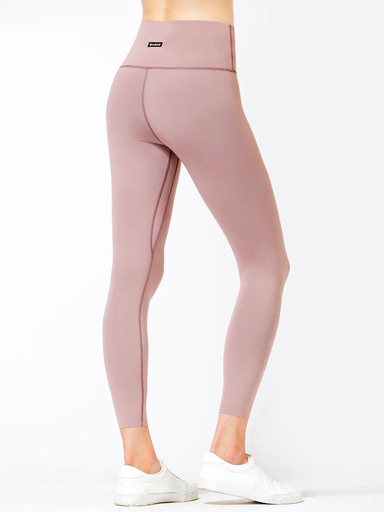 PURE FLOW ANKLE CROPS, ASH MAUVE