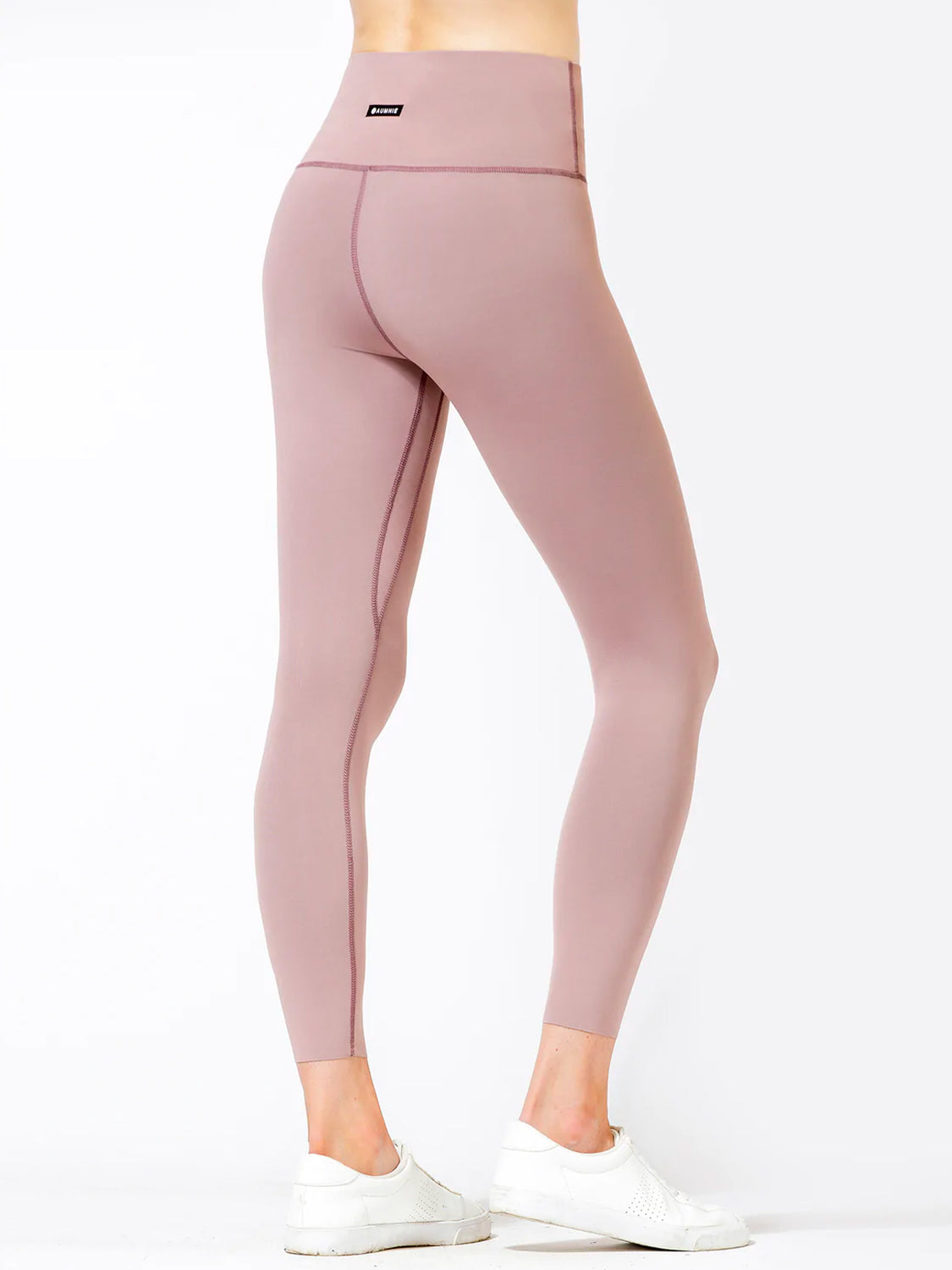 PURE FLOW ANKLE CROPS, ASH MAUVE