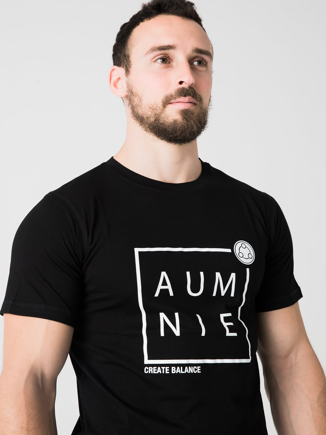 BOXED LOGO TEE, BLACK