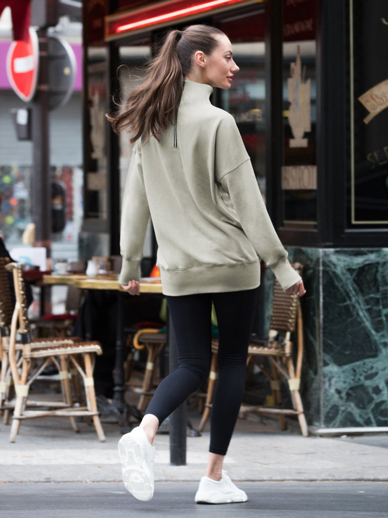 LONG SWEATSHIRT, GREEN