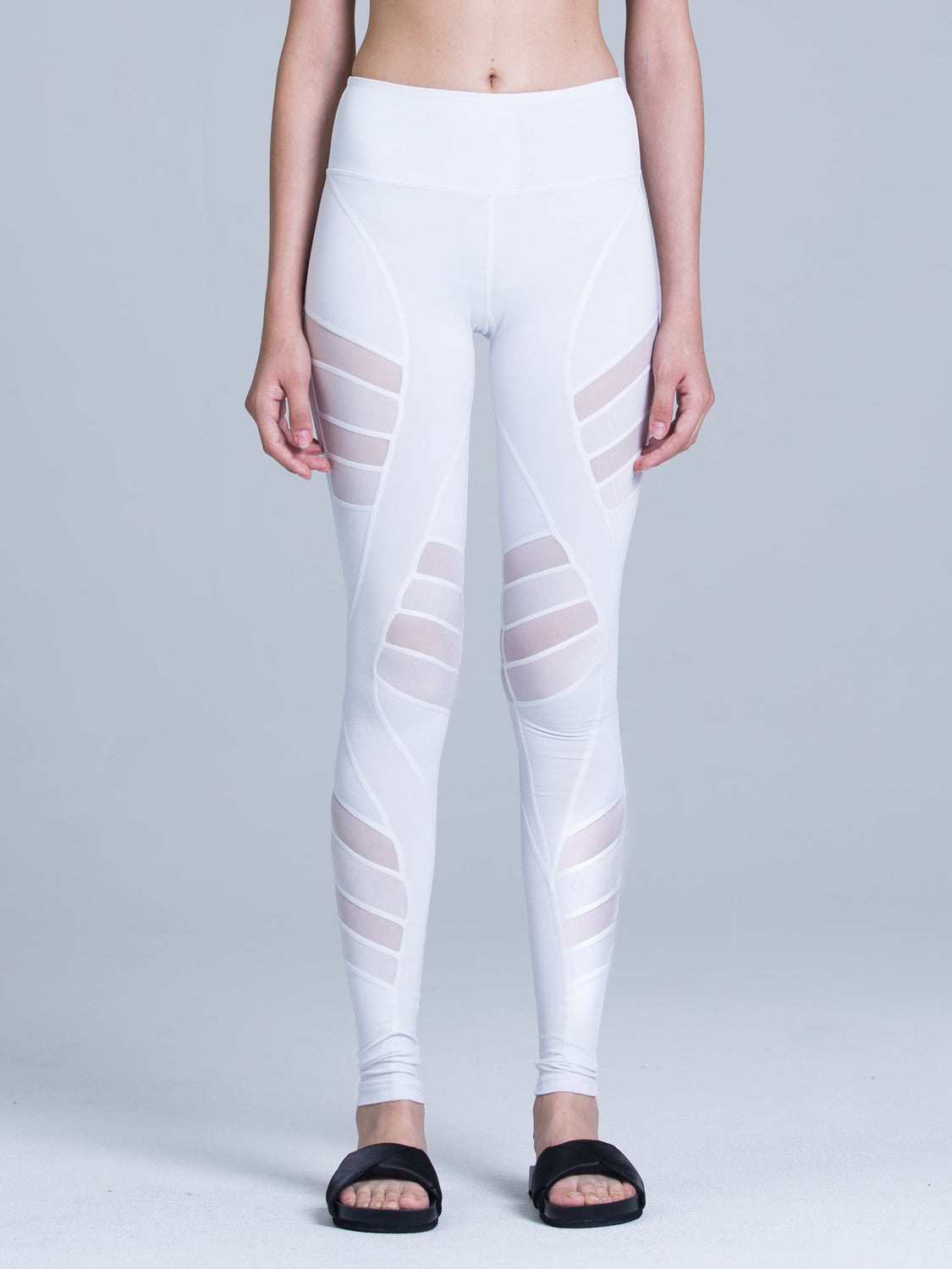 COMPETITION PANTS, WHITE/WHITE MESH