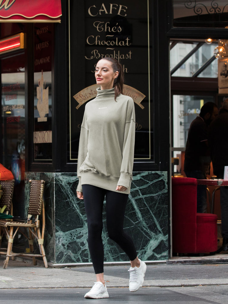 LONG SWEATSHIRT, GREEN