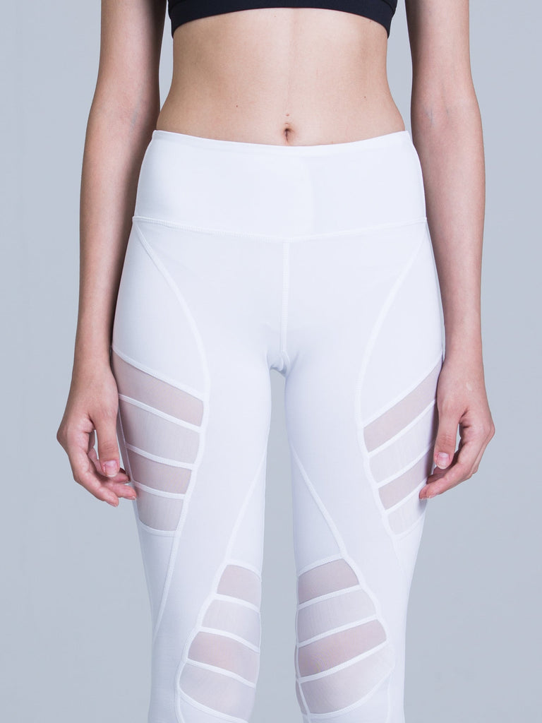 COMPETITION PANTS, WHITE/WHITE MESH