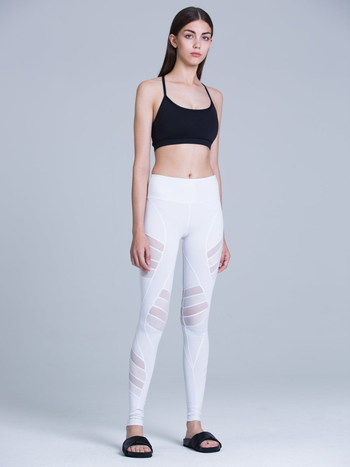 COMPETITION PANTS, WHITE/WHITE MESH