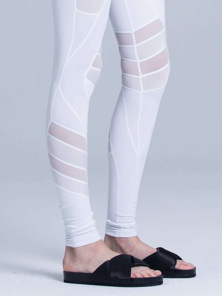 COMPETITION PANTS, WHITE/WHITE MESH