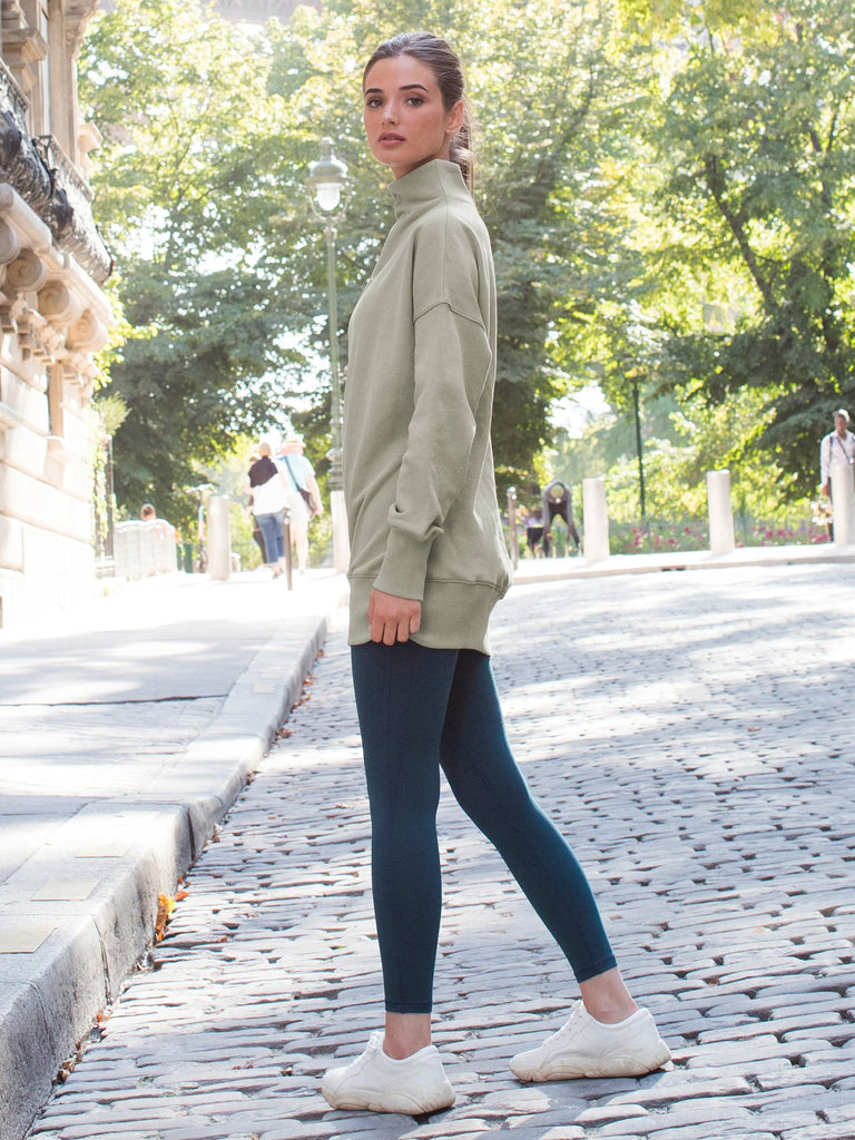 LONG SWEATSHIRT, GREEN