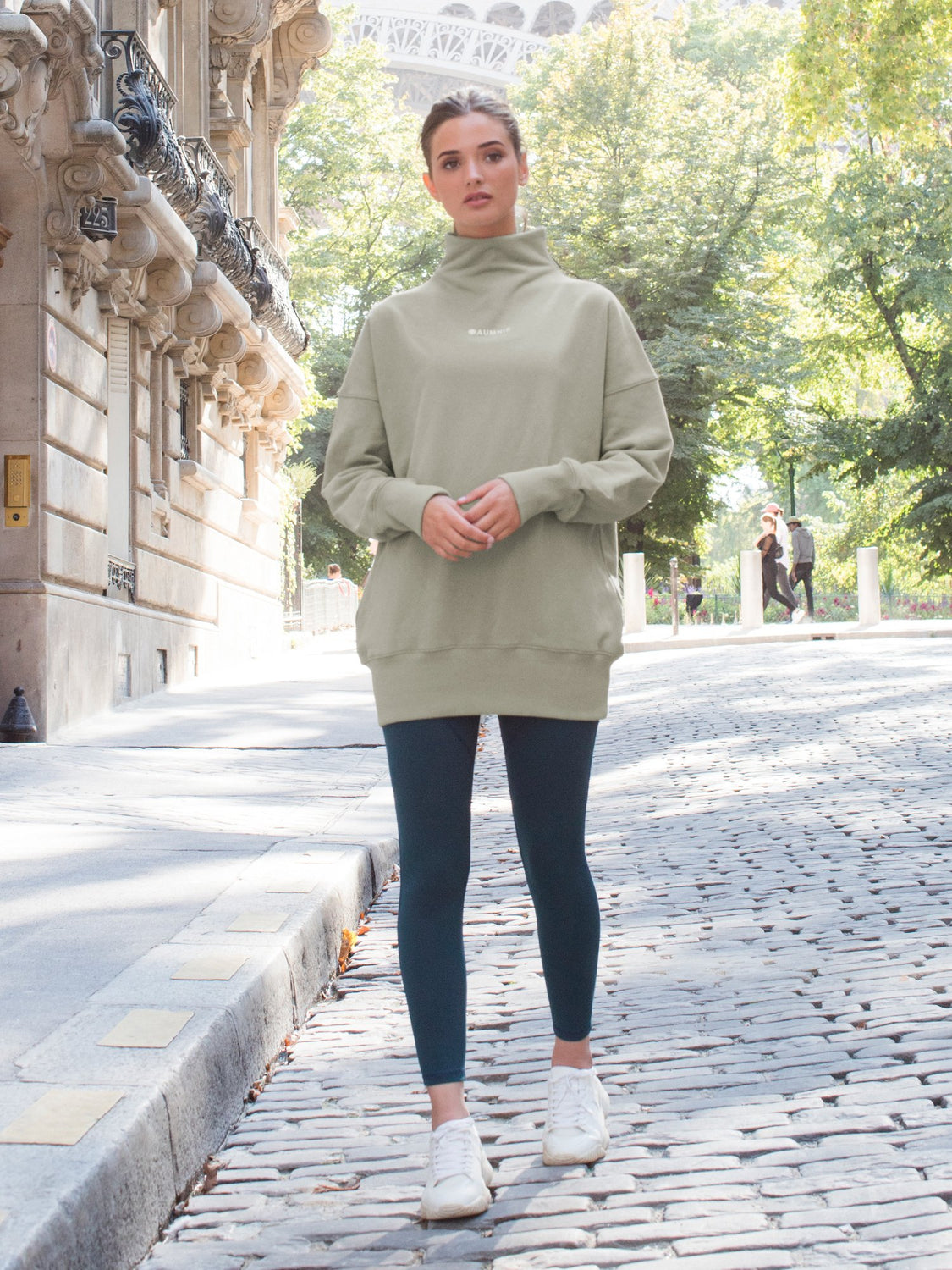 LONG SWEATSHIRT, GREEN