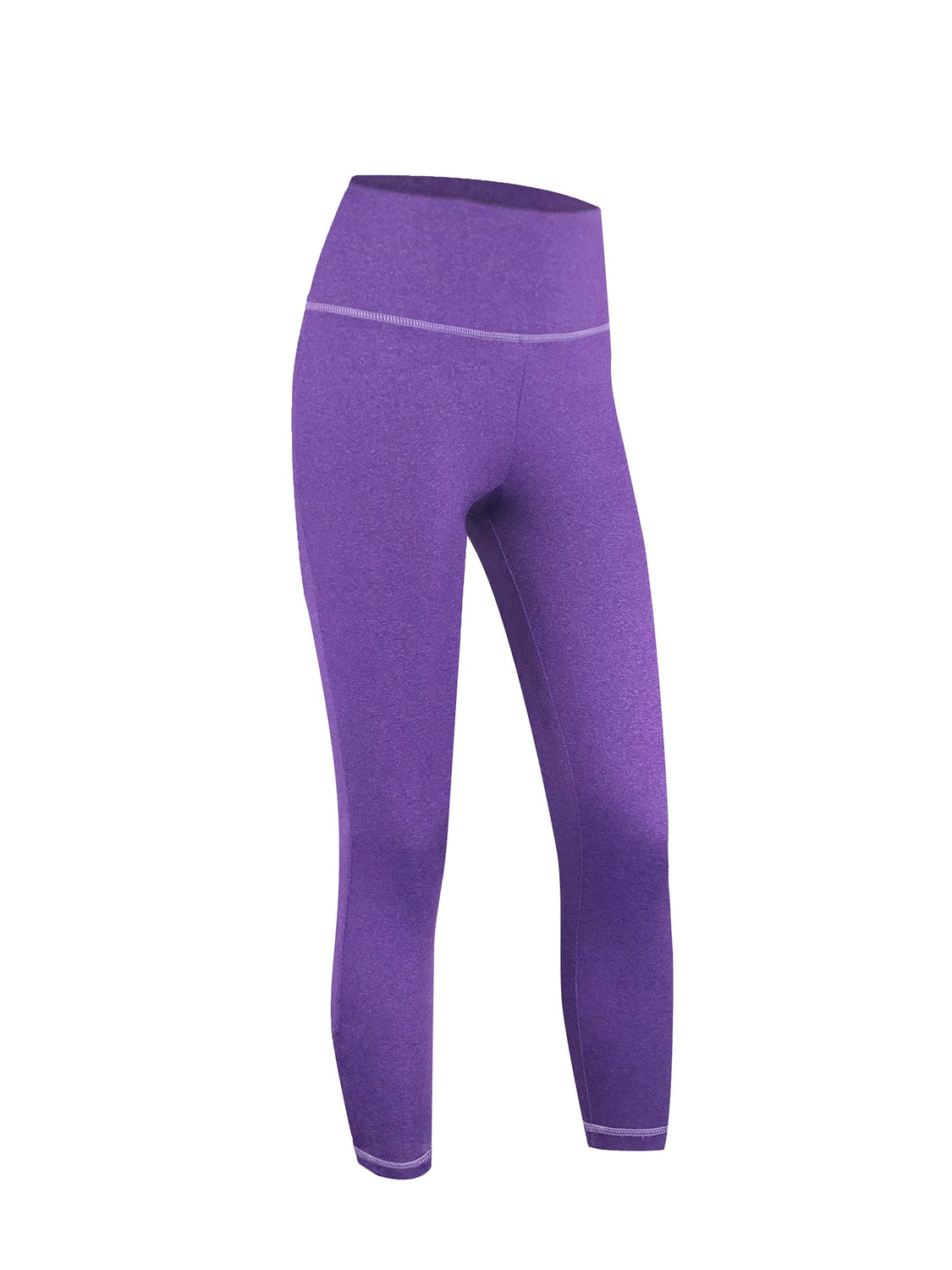 INTRO ANKLE CROPS, HEATHER PURPLE