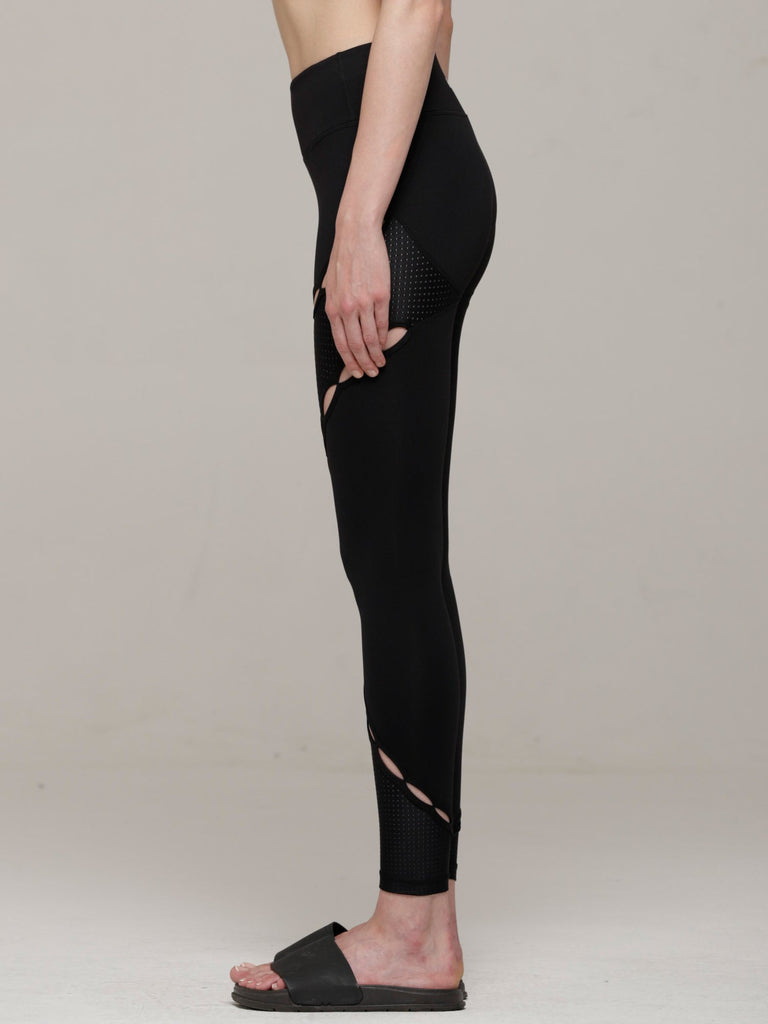 RESONANCE PANTS, BLACK/PERFORATED BLACK