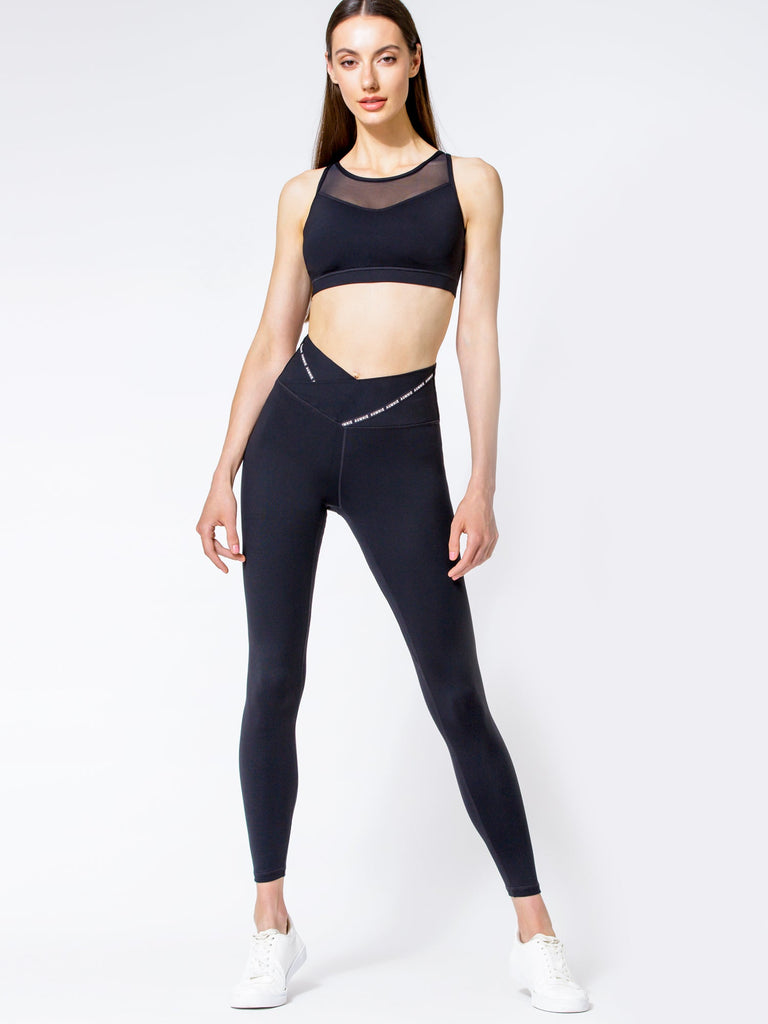FUSION WRAP PANTS, BLACK