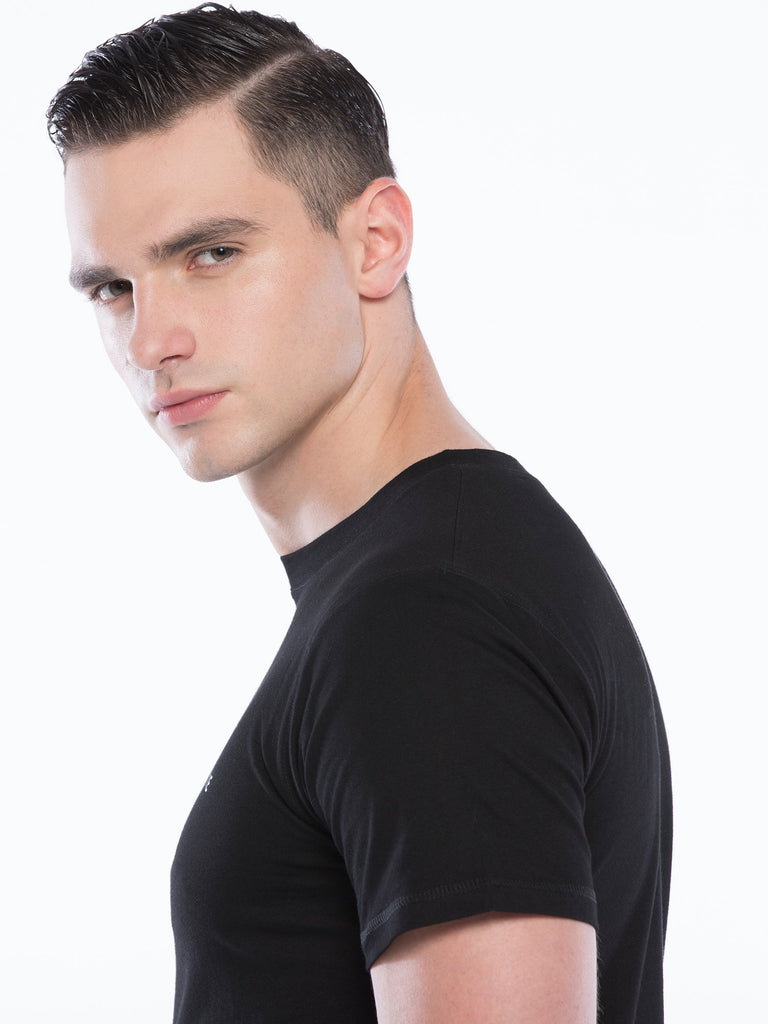SMALL LOGO CLASSIC T-SHIRT, BLACK