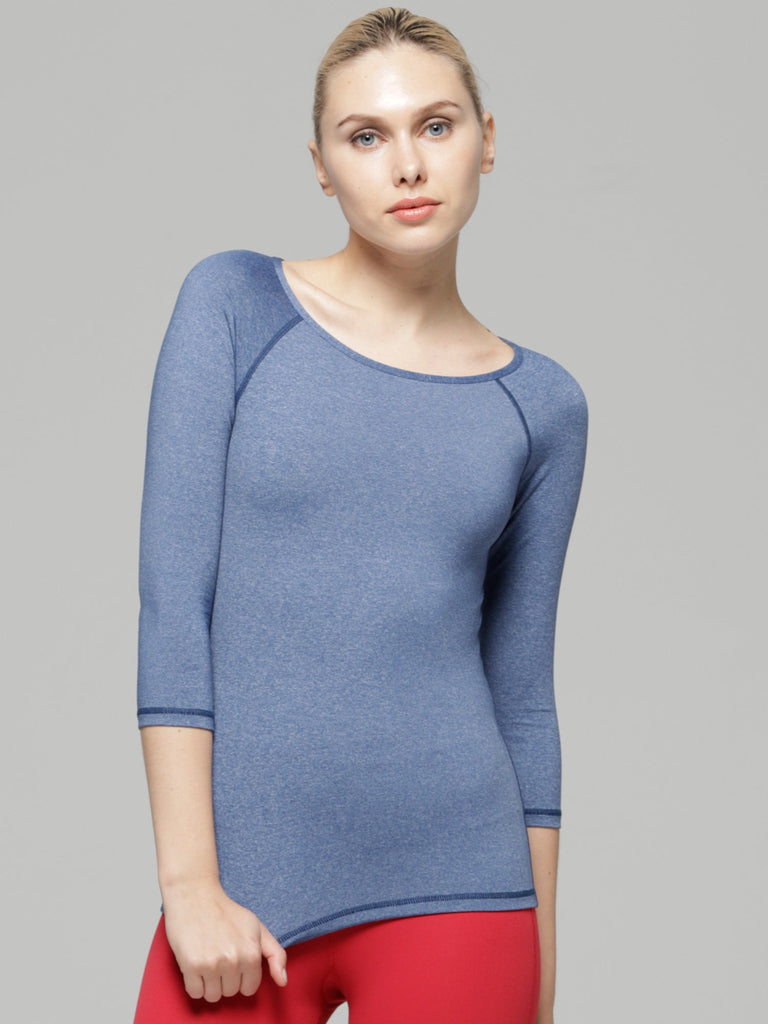 PLEASURE TEE 2.0, HEATHER BLUE