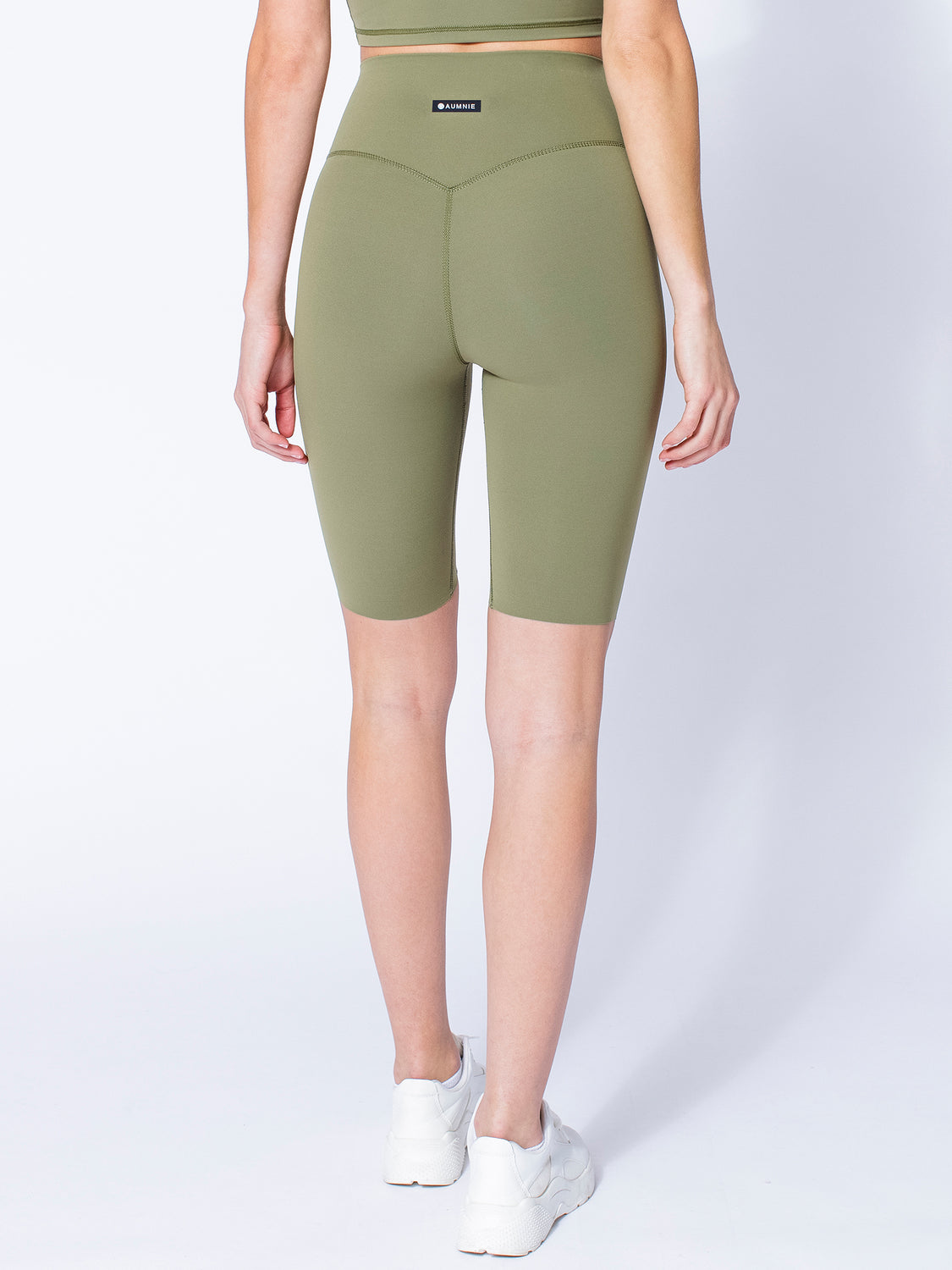 NUDE SHAPE BIKER SHORTS, SAGE