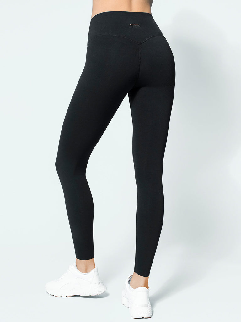 NUDE SHAPE HIGH WAIST PANTS, BLACK