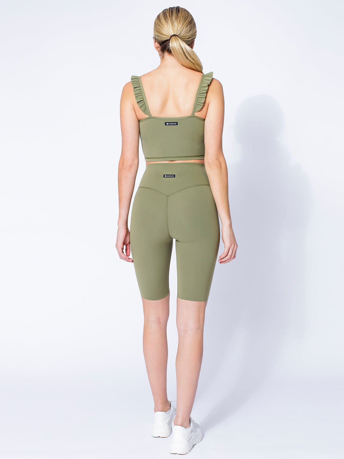 NUDE SHAPE BIKER SHORTS, SAGE