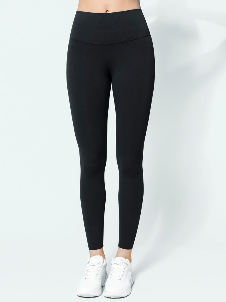 NUDE SHAPE HIGH WAIST PANTS, BLACK