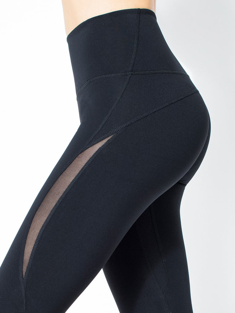 MOON CROPS, BLACK/BLACK MESH