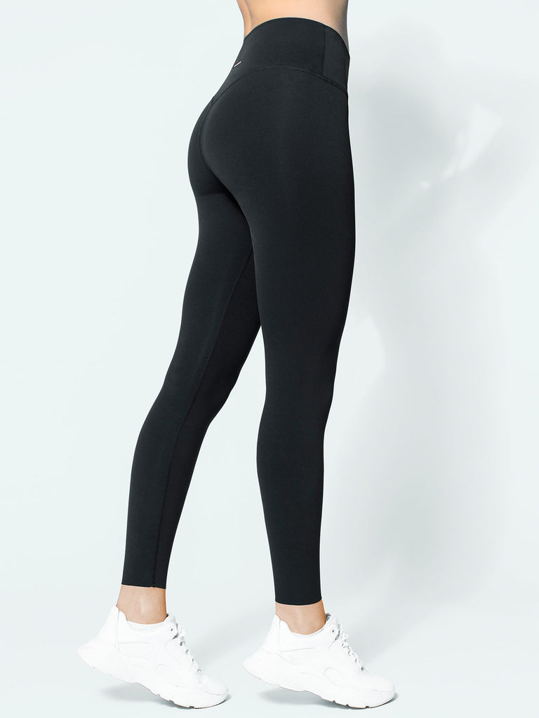 NUDE SHAPE HIGH WAIST PANTS, BLACK