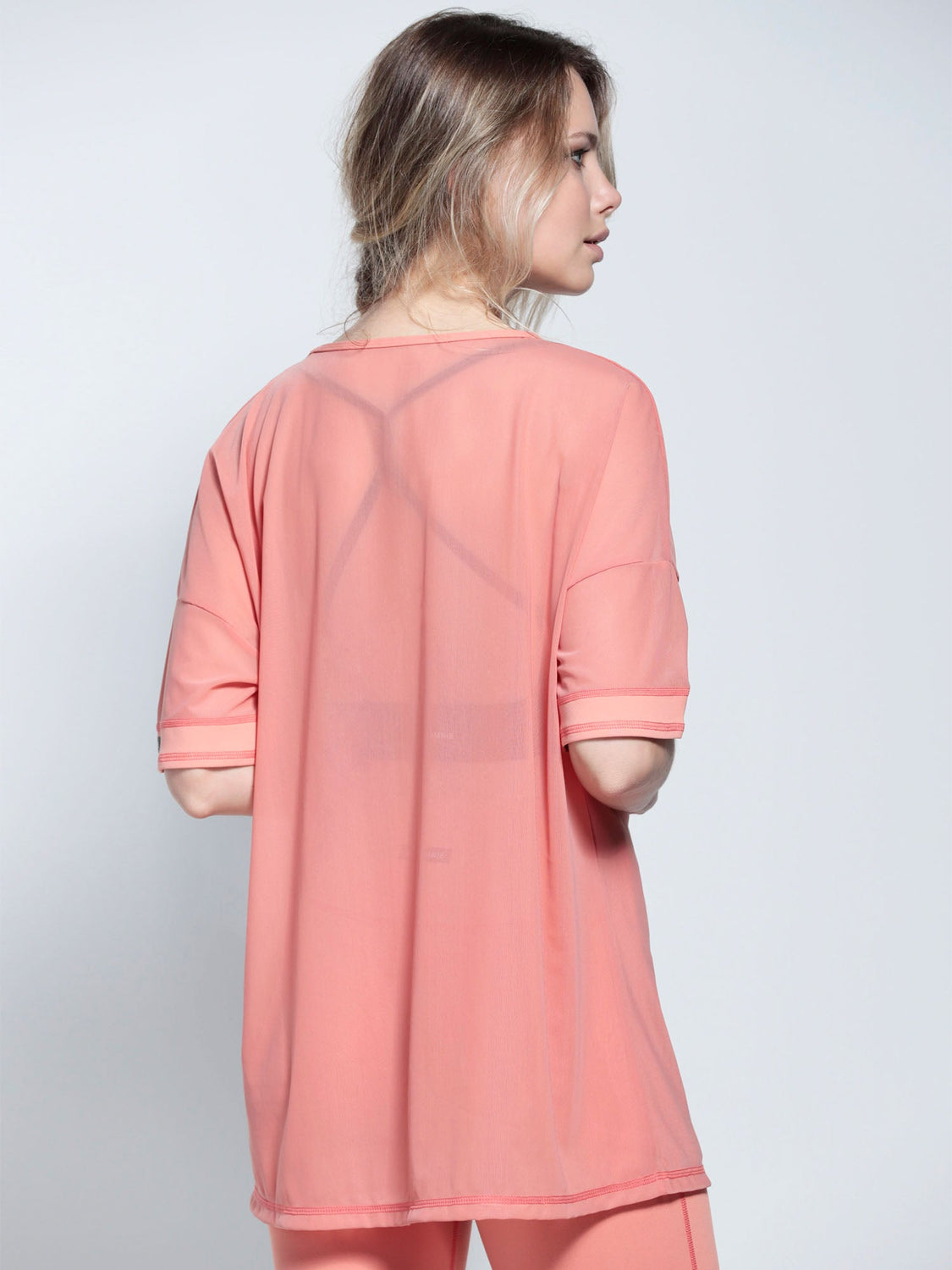 OVERSIZED MESH TEE, CALIFORNIA MESH