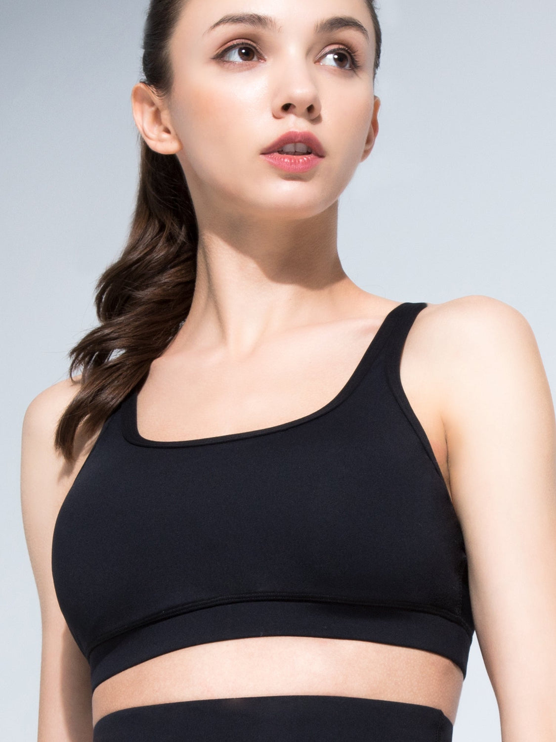 CLASSIC BRA, BLACK/BLACK MESH