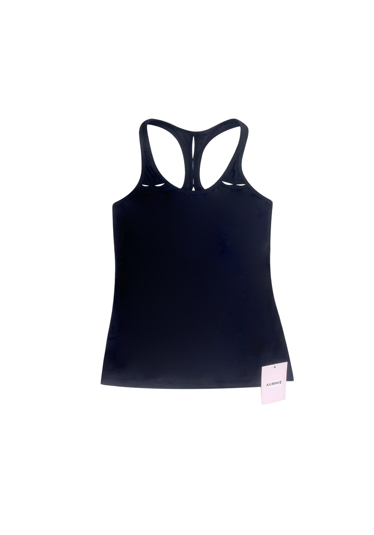 AUMNIE RESONANCE TANK, BLACK/PERFORATED BLACK(TOPS)