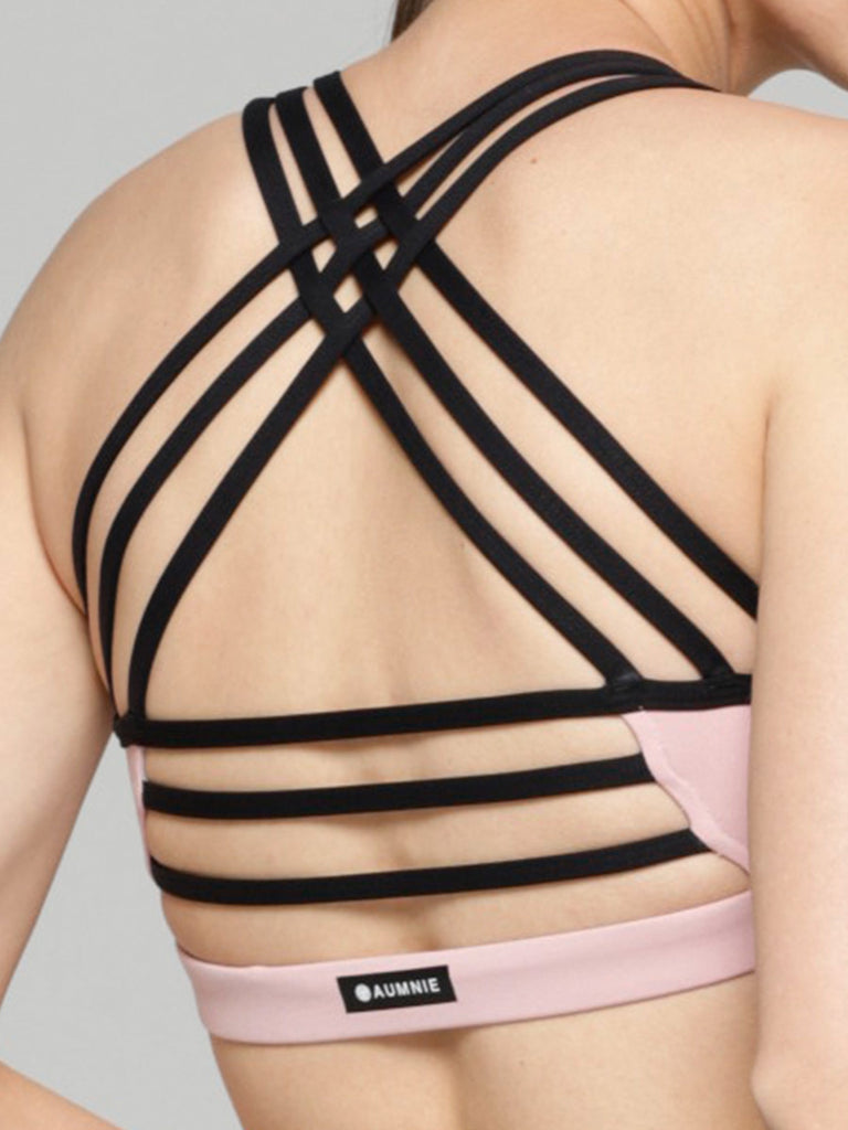 EMBRACE BRA, BLUSH/BLACK