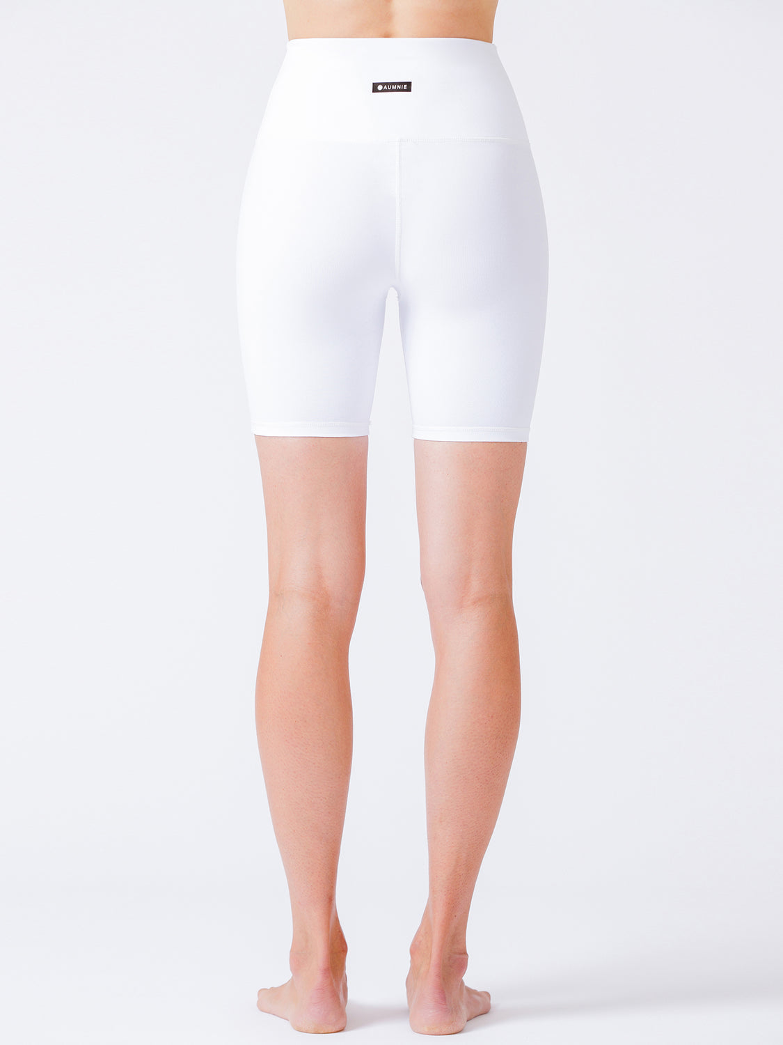 FLEX 6" HIGH WAIST SHORTS, WHITE