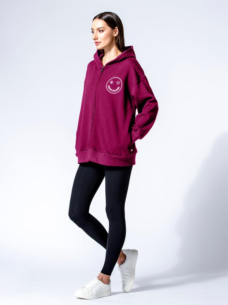 HAPPY GLOW ZIP HOODIE, WILDBERRY