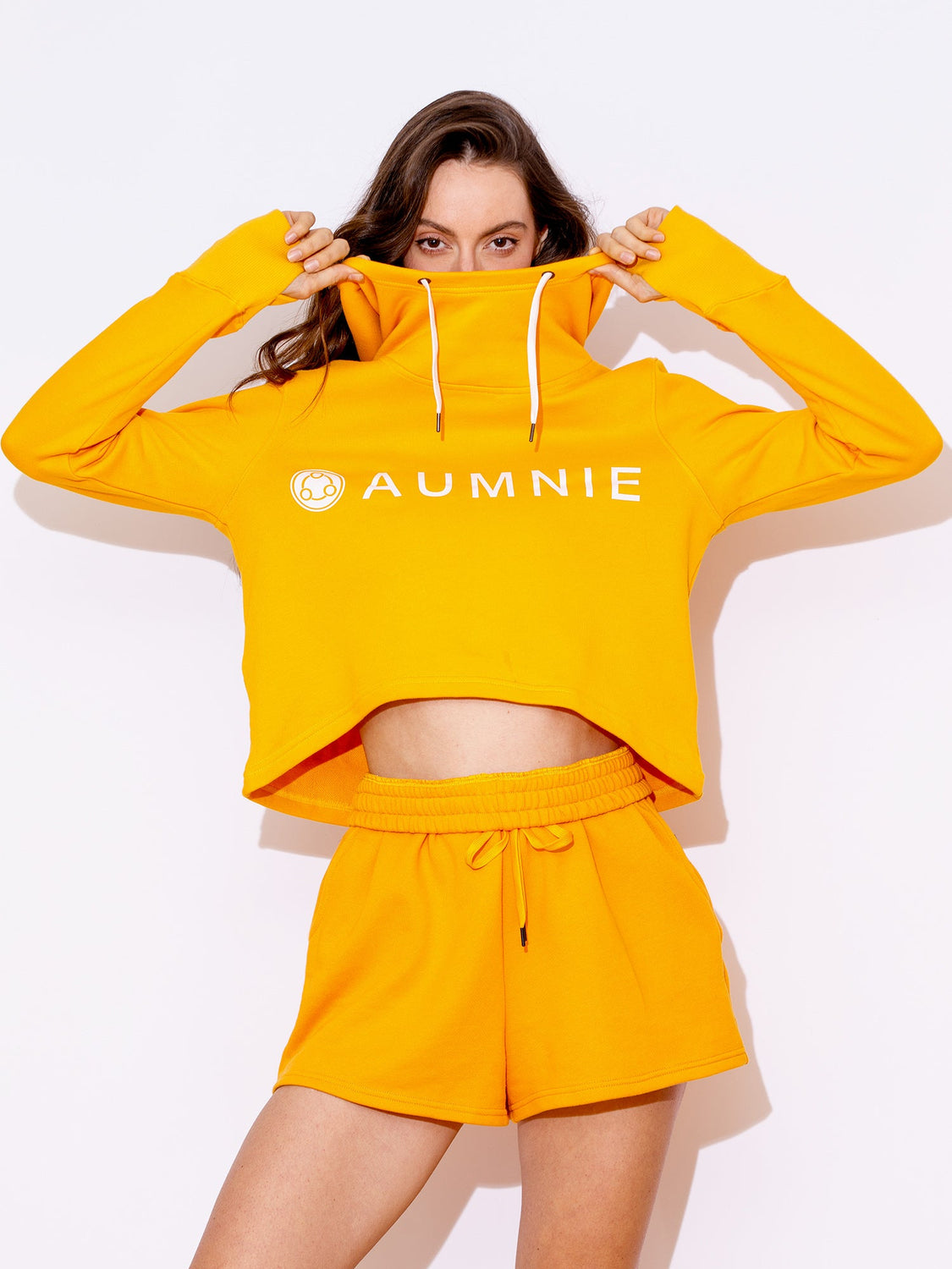 HI LO LOGO HOODIE, YELLOW